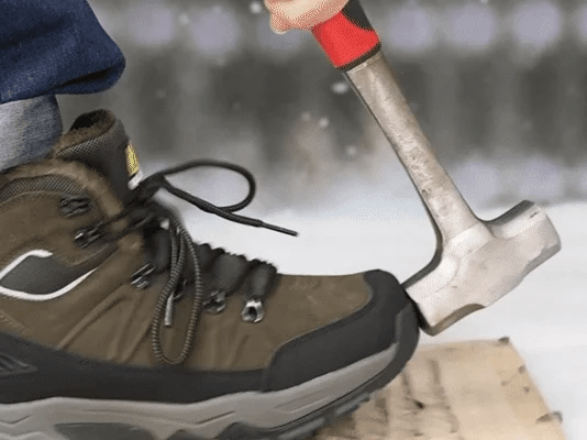 ⏰ 70% OFF Limited Time – Men's Warm Orthopedic Hiking Work Boots – Non-Slip All-Terrain Grip, Impact & Puncture Resistant, Wide Toe Arch Ankle Support, For Multiple Occasions